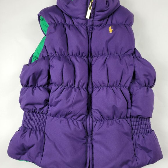 Ralph Lauren Down Reversible Puffer Vest Size 5 - Picture 5 of 15